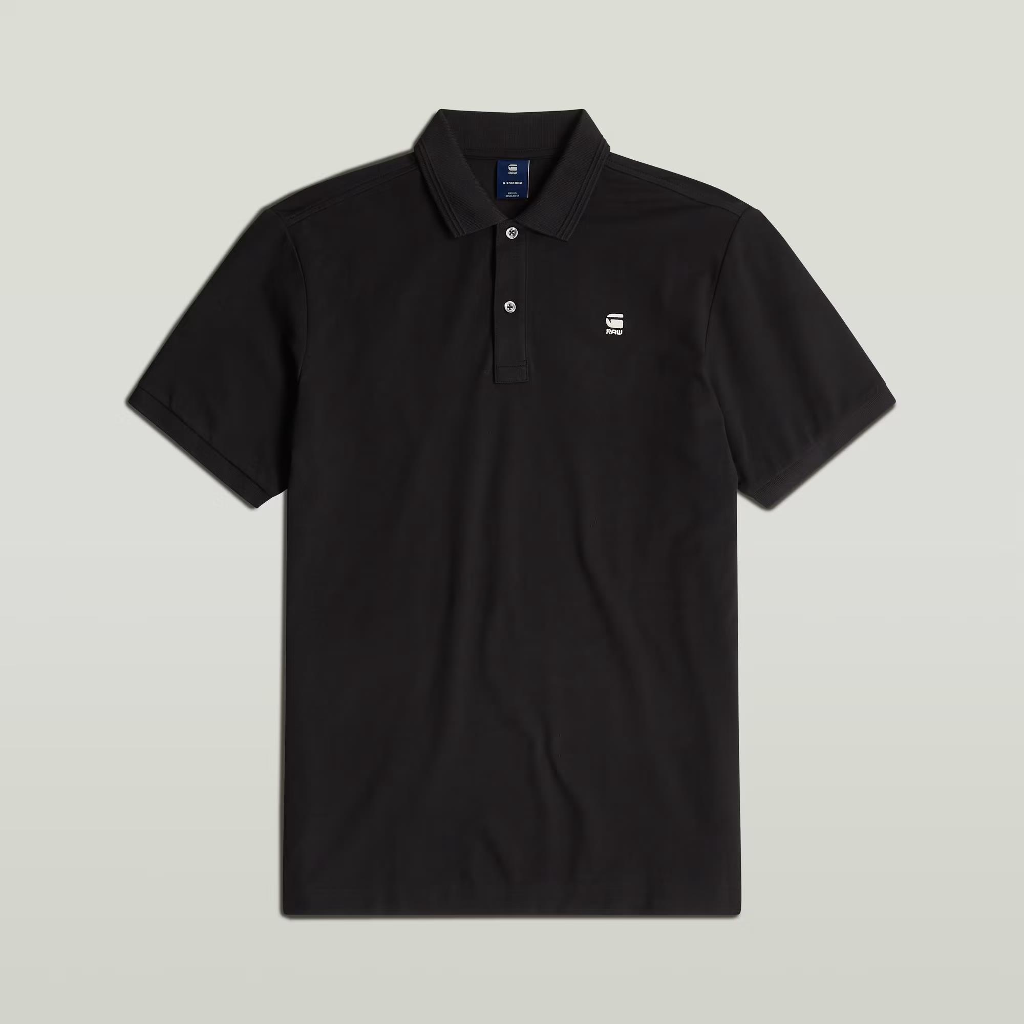 G-Star Mens Daefon Golfer Short Sleeve Black