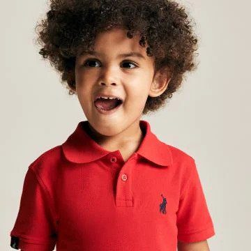 Polo Boys Austin Short Sleeve Golfer Red