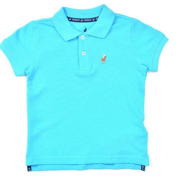 Polo Boys Austin Short Sleeve  Golfer Light Blue  >430-4
