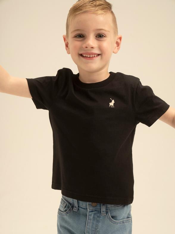 Polo Boys Rick Short Sleeve Tee Black