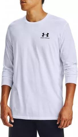 Under Armour Mens Sportstyle Left Chest Long Sleeve Tee 100 White