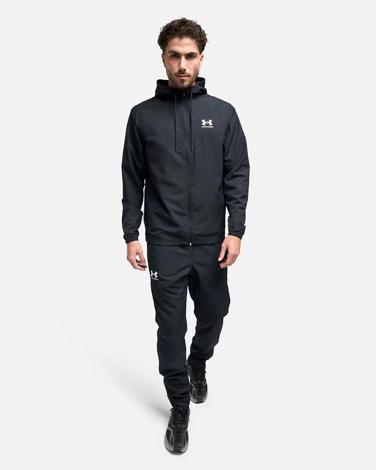 Under Armour Mens Rival Woven Winbreaker Jacket 001 Black