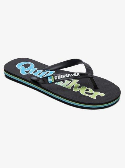 Quiksilver Boys Molokai Wordmard Fineline Sandal Black