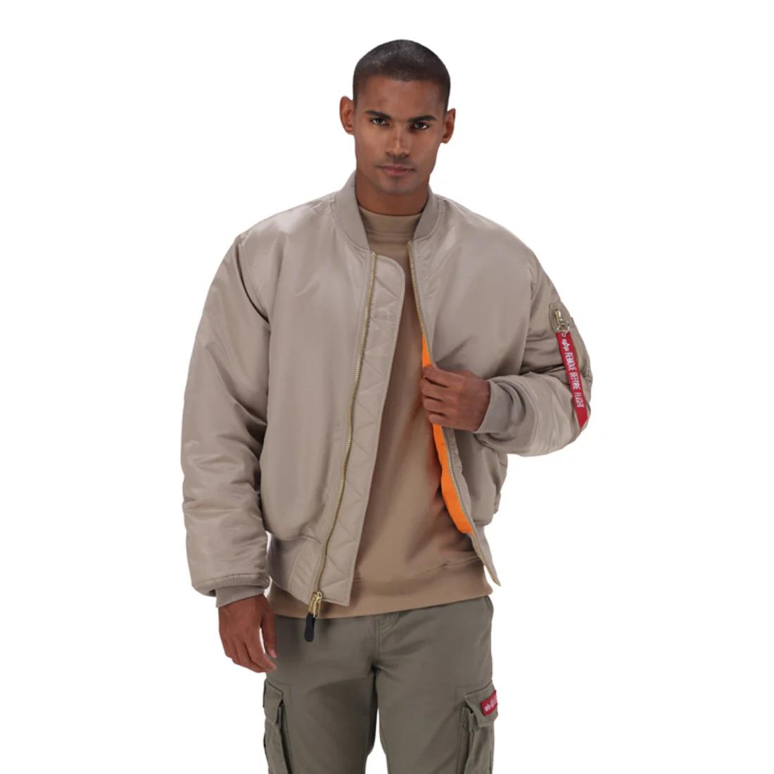 Alpha Industries Ma 1 Classic Jacket Vintage Sand