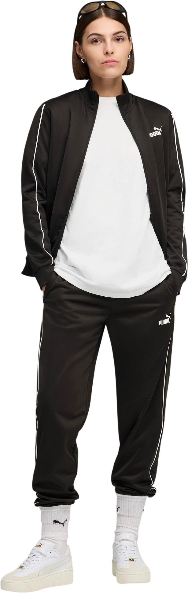 Puma Womens Poly Suuit Tracksuit Set Black
