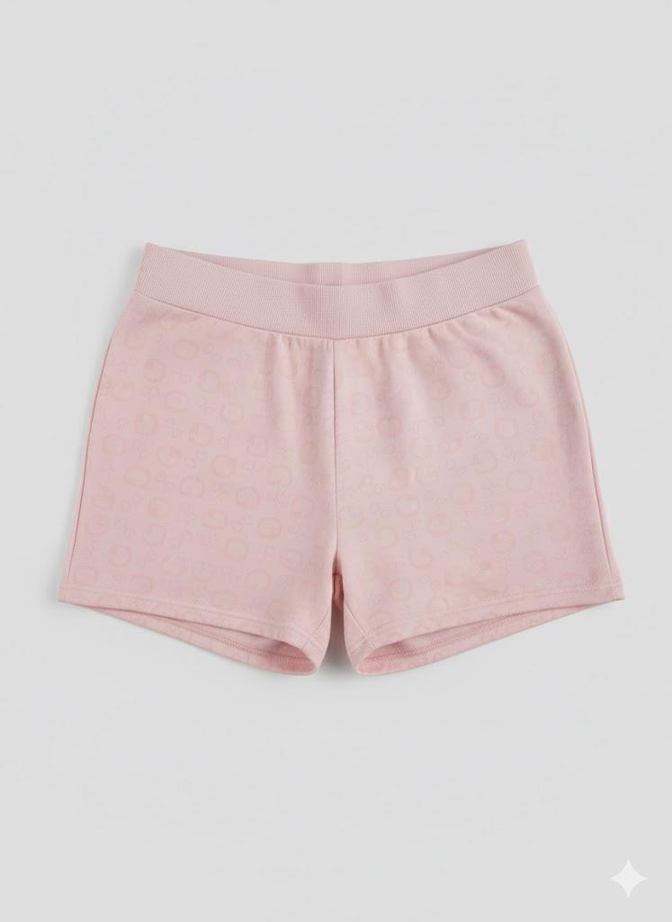 Guess Womens Aop Print Short Dusty Pink