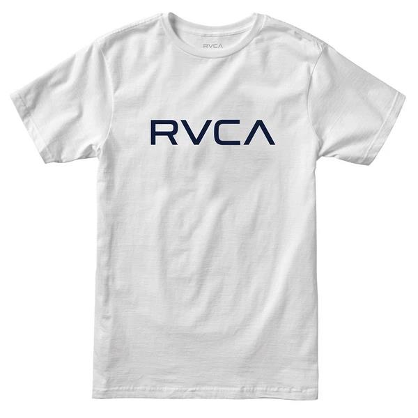 Rvca Boys Big Rvca Short Sleeve Tee White
