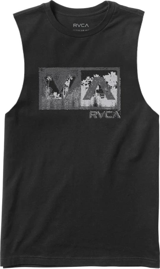 Rvca Boys Blance Boc Muscle Tank Black