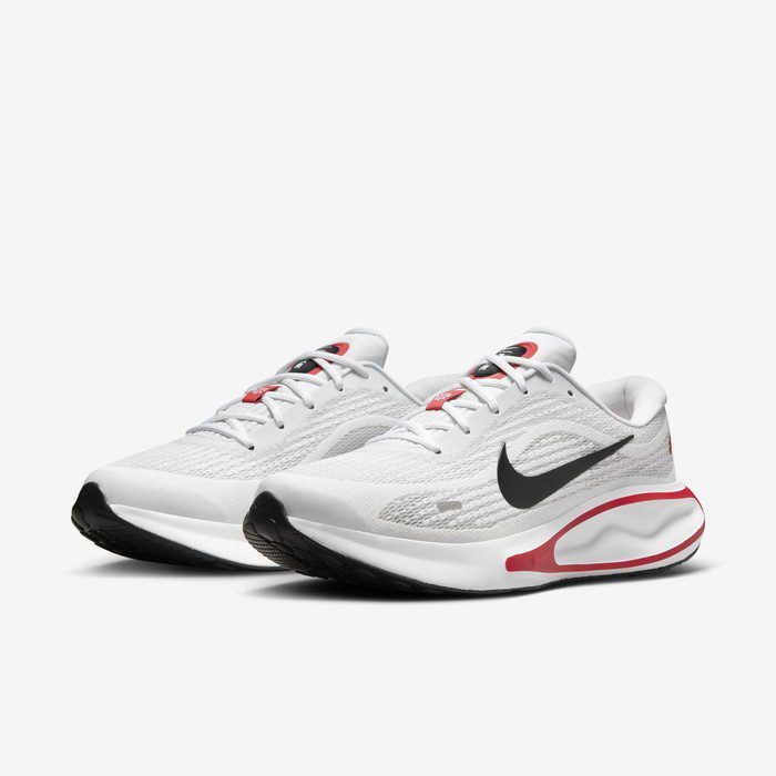 Nike Mens Journey Run Sneaker White Red