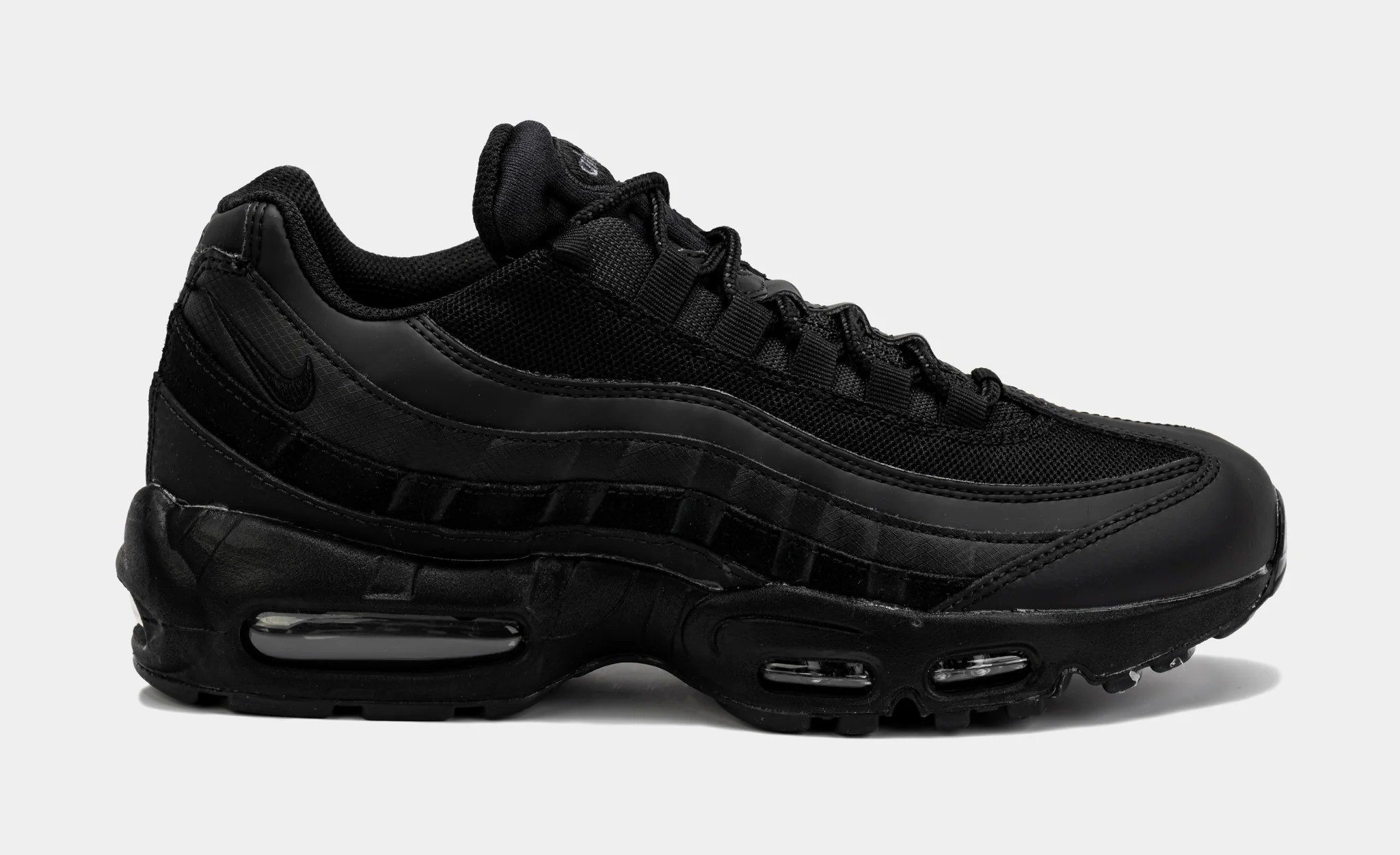 Nike Mens Air Max 95 Sneaker Black Dark Grey
