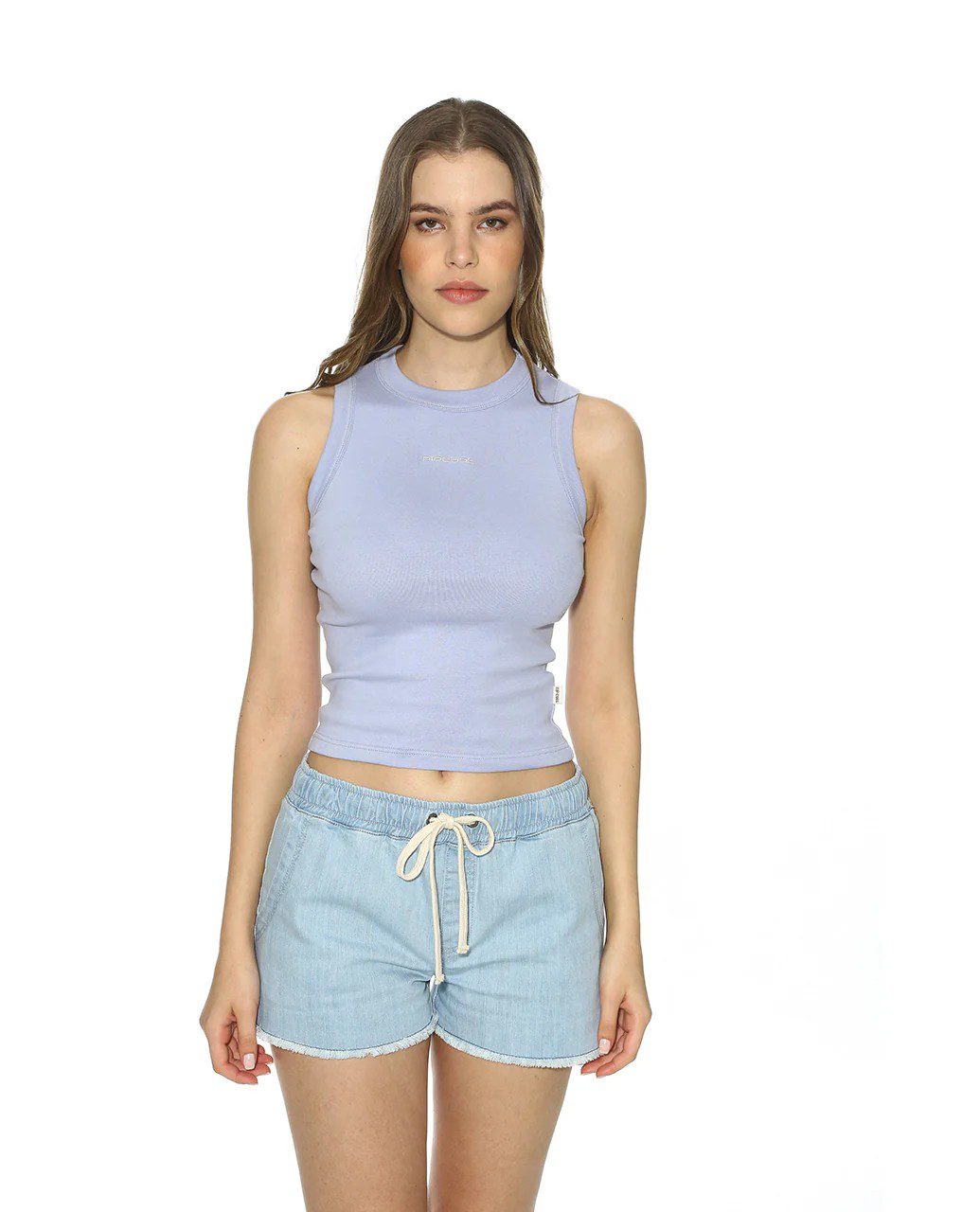 Ripcurl Womens Search Classic Rib Tank Top Lilac