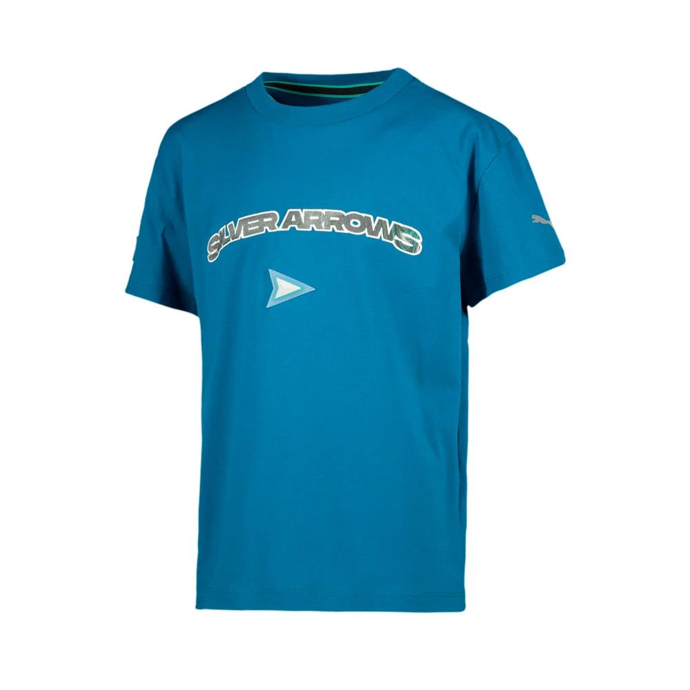 Puma Kids Mapm Street Short Sleeve Tee Digi Blue