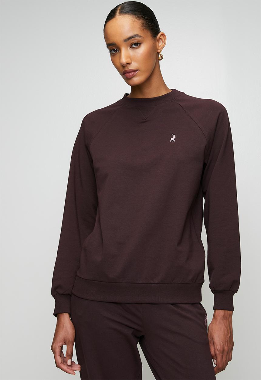 Polo Womens Sophia Sweater Plum