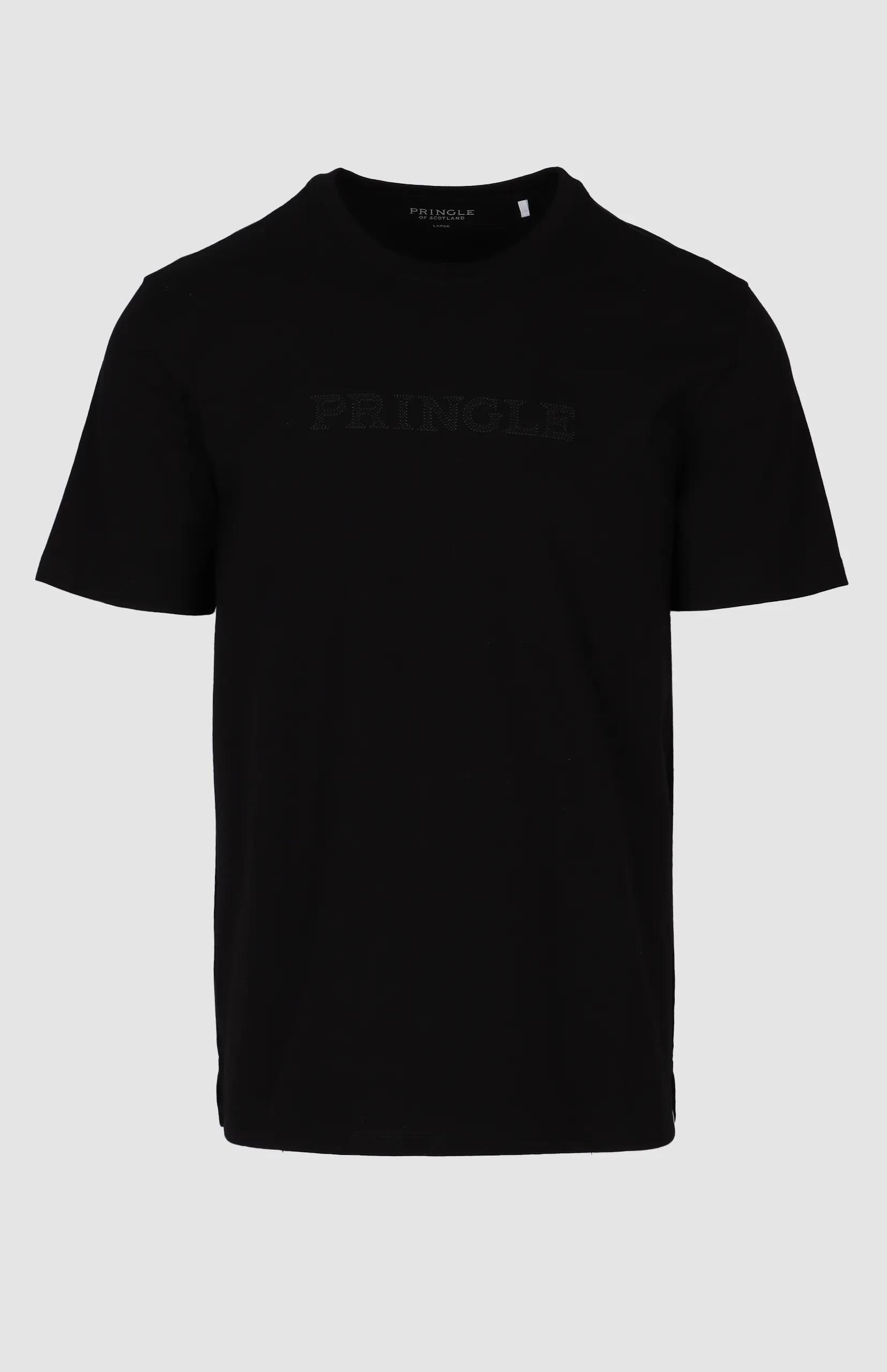 Pringle Mens Roger Embroid Tee Black