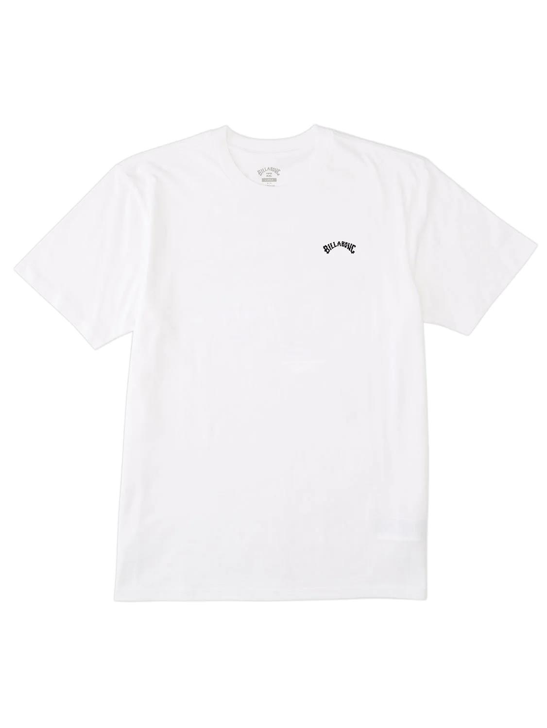 Billabong Mens All Day Wave Emb Short Sleeve Tee White