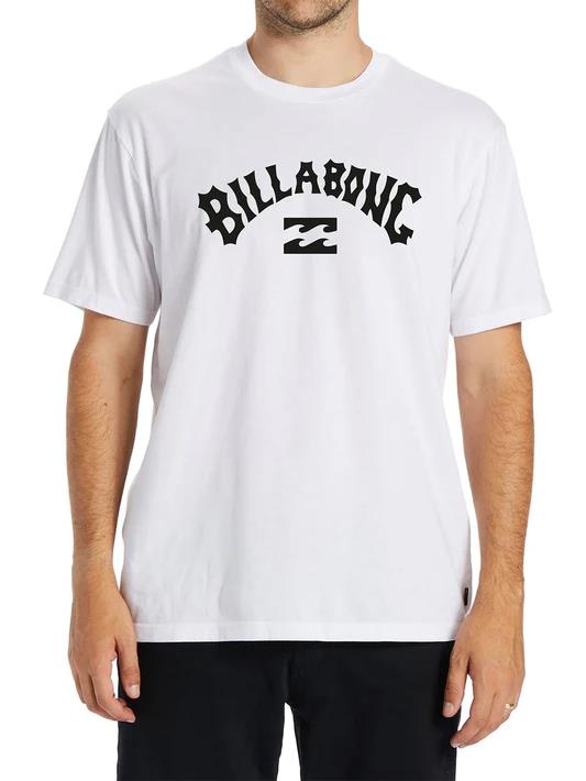 Billabong Mens Arch Wave Short Sleeve Tee White