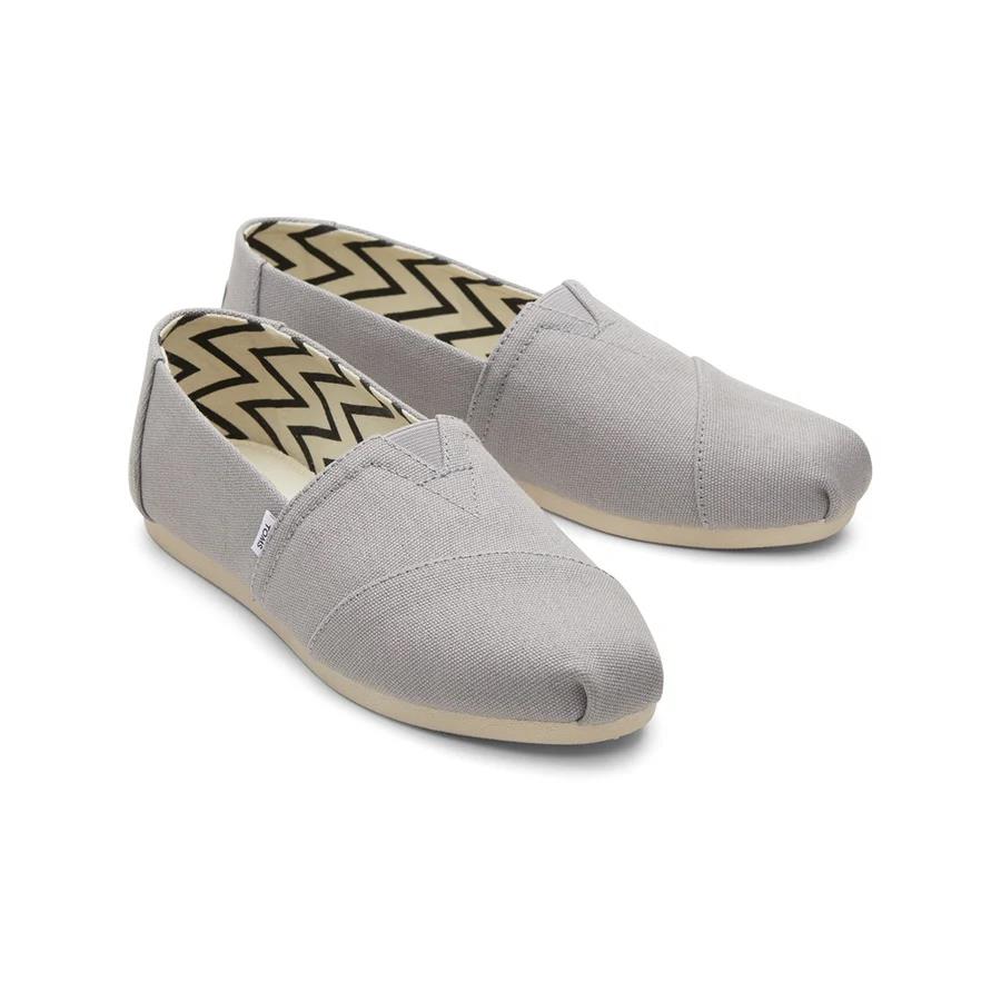 Toms Mens Alpargata Classic Shoe Drizzle Grey
