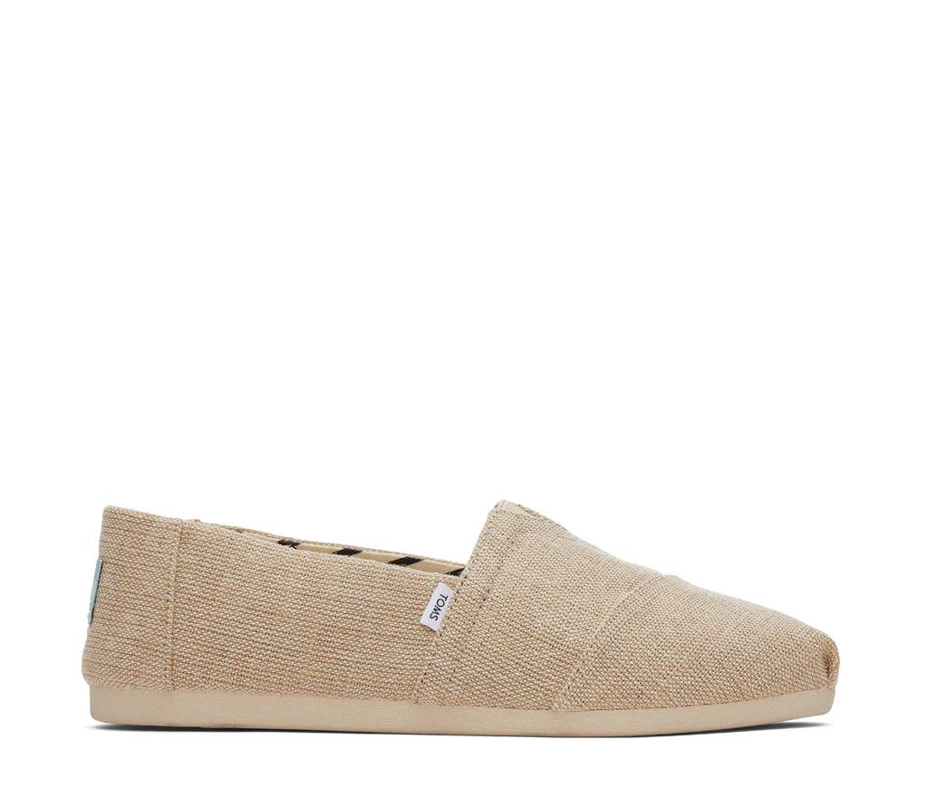 Toms Mens Alpargata Classic Shoe Natural