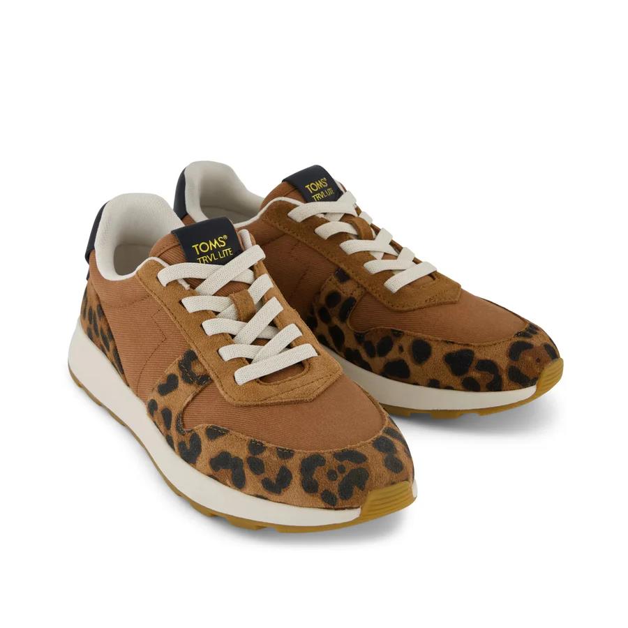 Toms Womens Travel Lite Retro Sneaker Brown Sugar