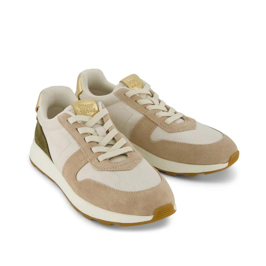 Toms Womens Travel Lite Retro Sneaker Oatmeal