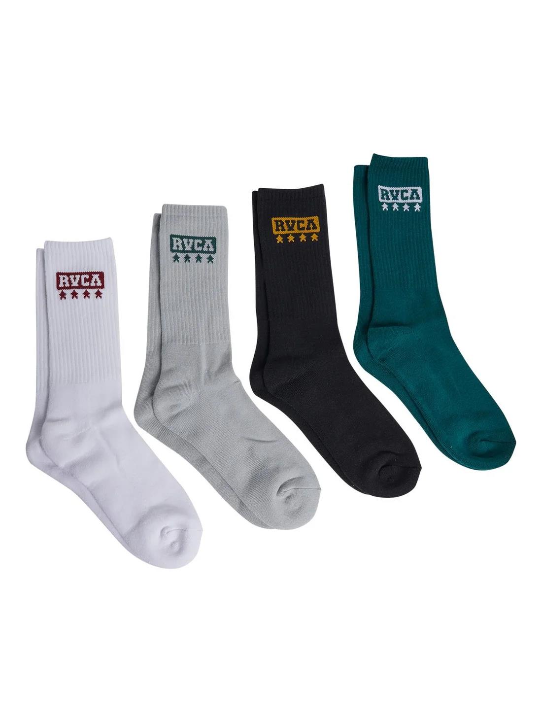 Rvca Seasonal 4 Pack Socks Multi