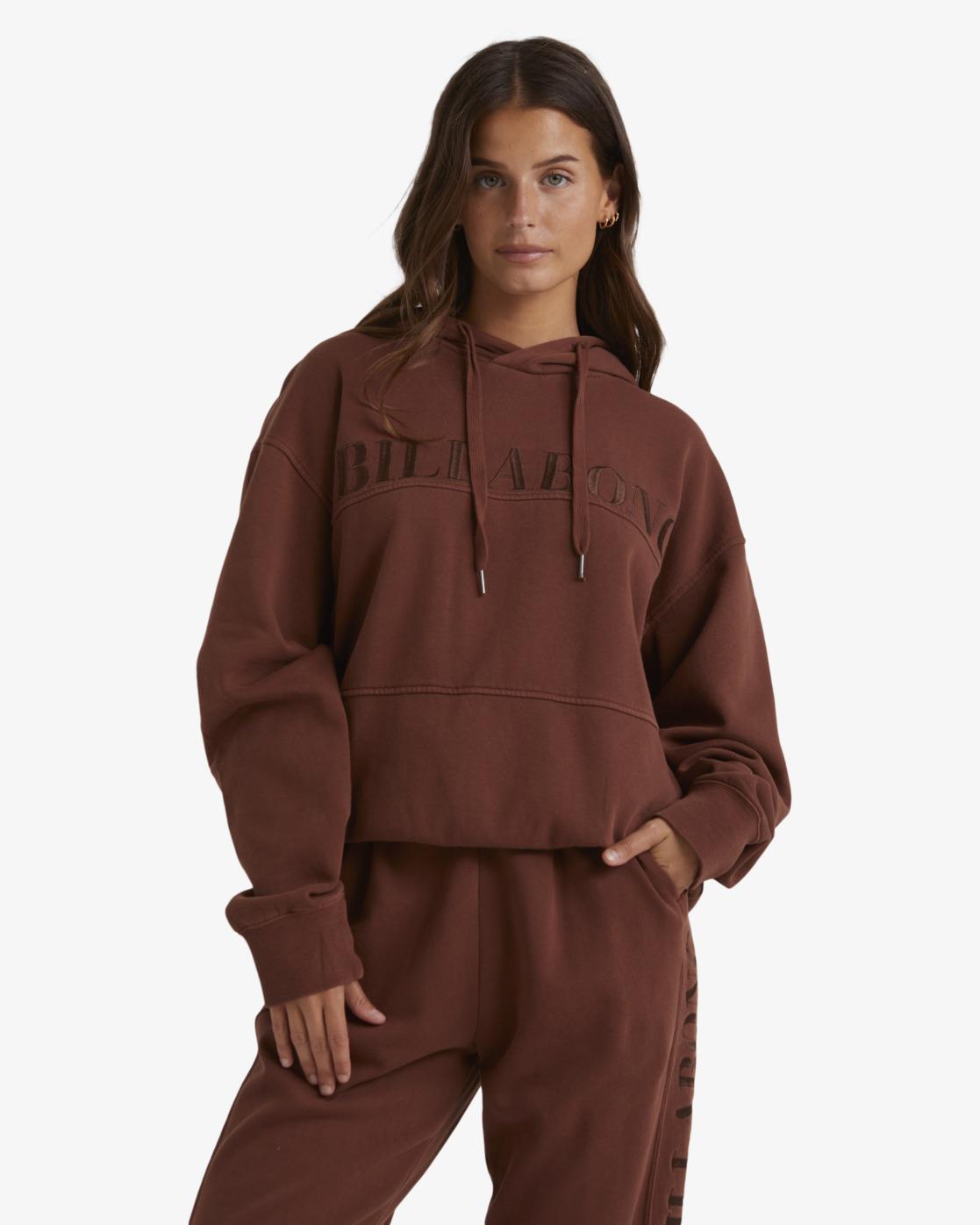 Billabong Womens Baseline Pop Hood Toasted Coconut
