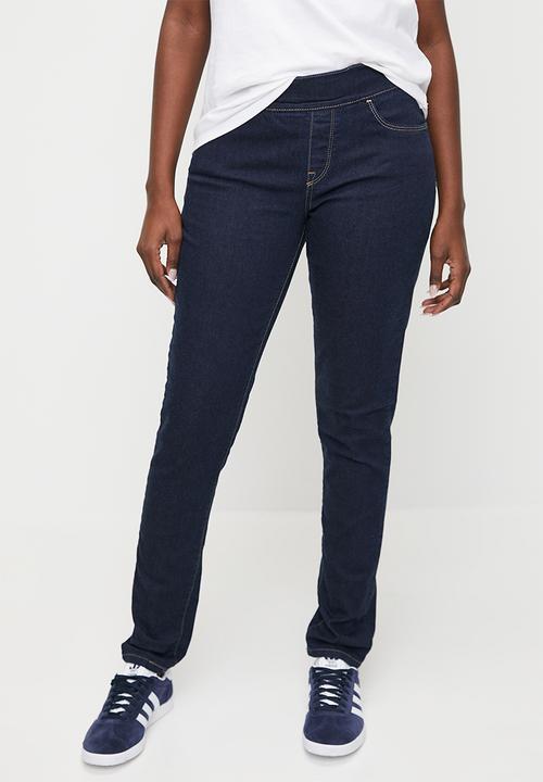 Levis Womens Pull On Skinny Jegging Dark Wash