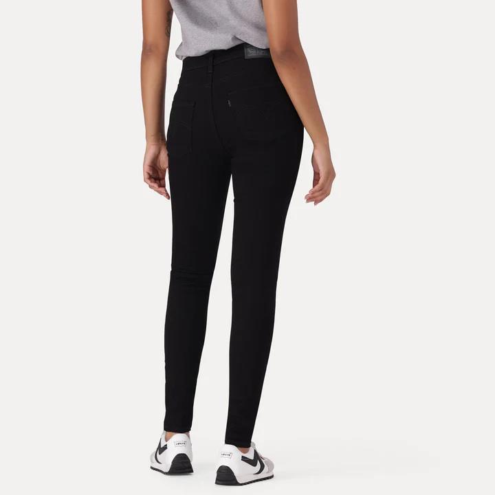 Levis Womens Hirise Super Skinny Jean Black Rinse
