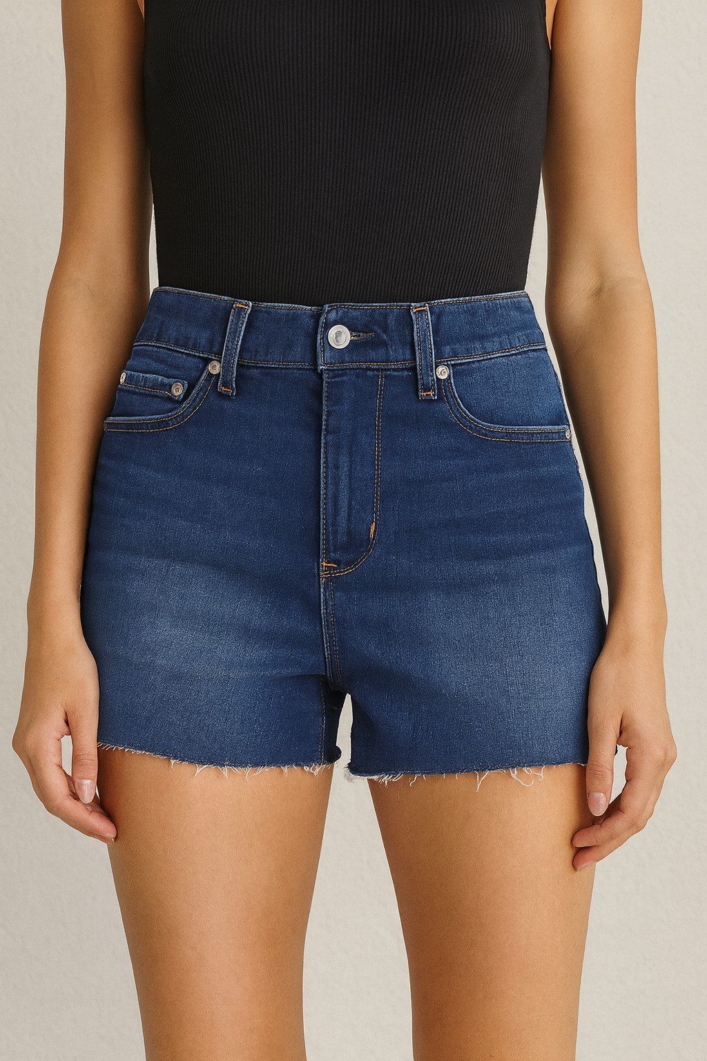 Levis Womens Hr Rise Za Get Me Mine Shorts Blue