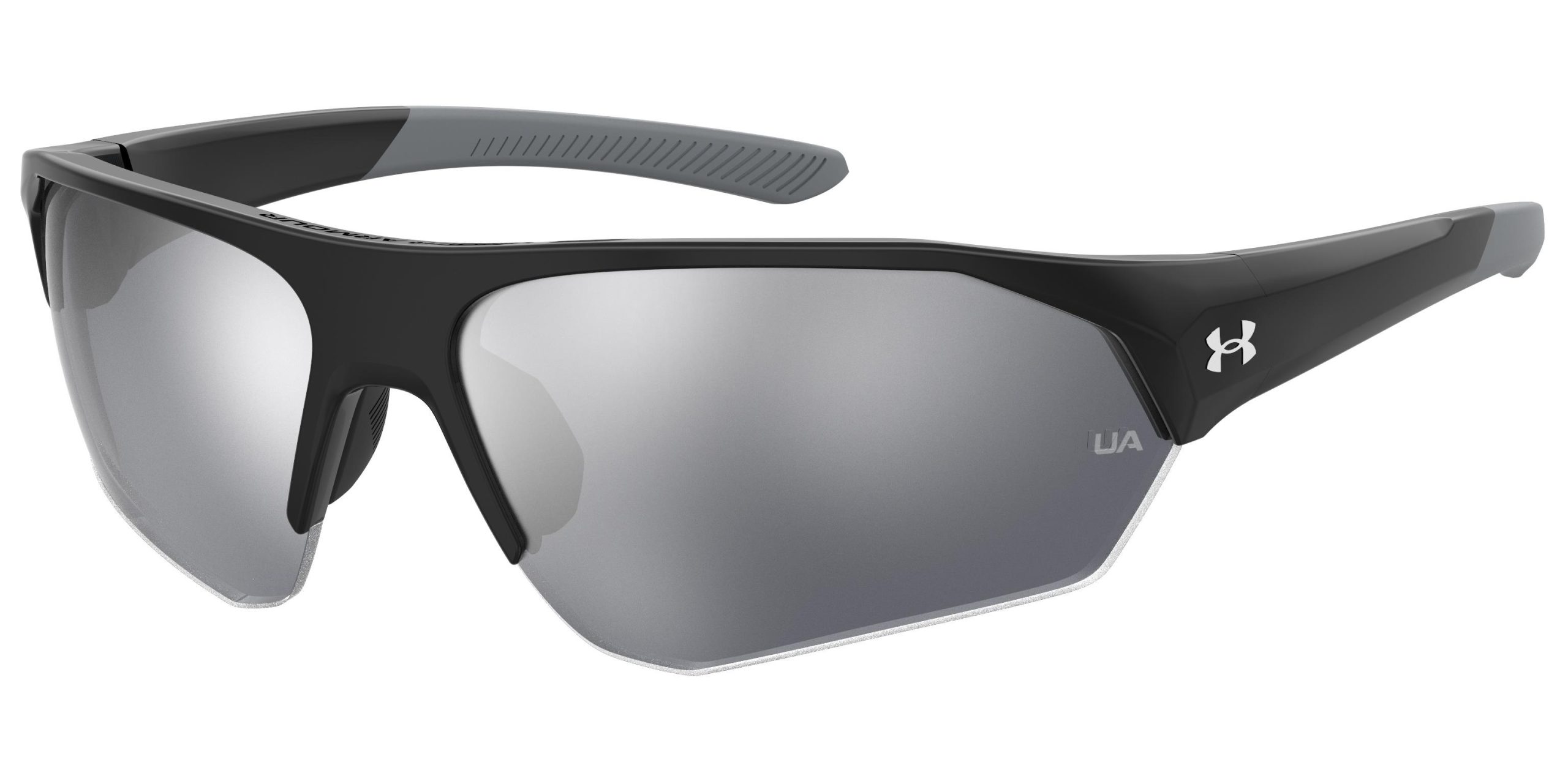 Under Armour Boys Wrap Around Sunglass Black Grey