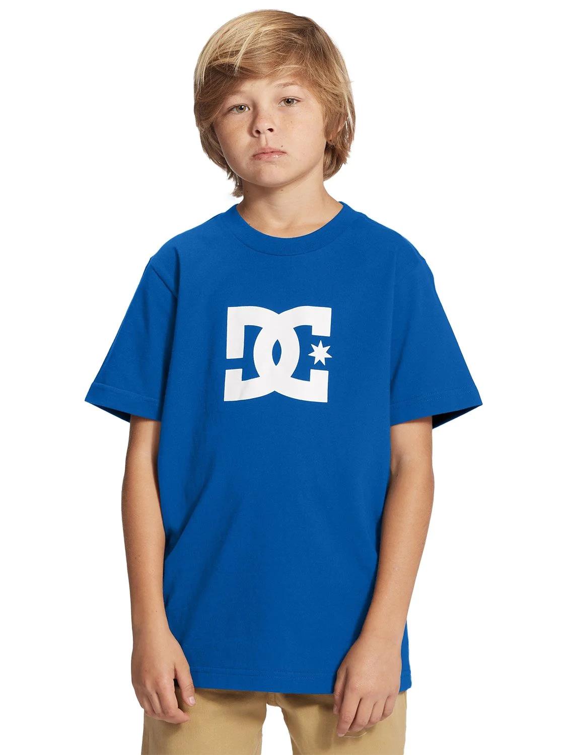 Dc Boys Star Short Sleeve Tee Nautical Blue