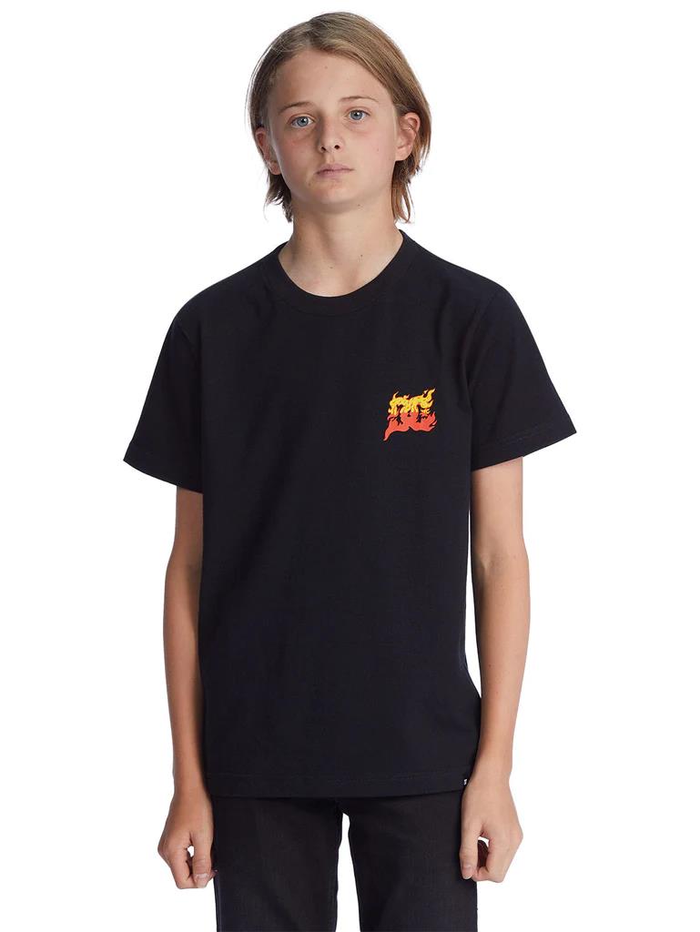 Dc Boys Burner Short Sleeve Tee Black