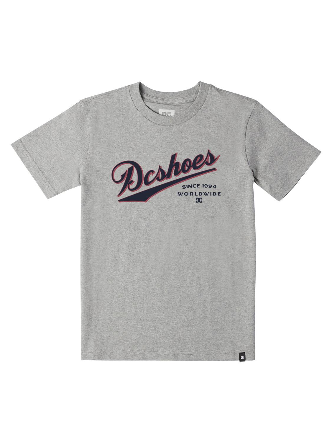 Dc Boys Classic Short Sleeve Tee Grey Heather