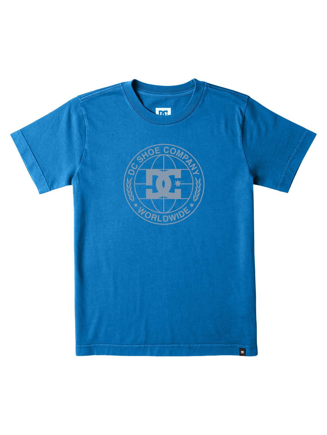 Dc Boys Pressed Short Sleeve Tee French Blue