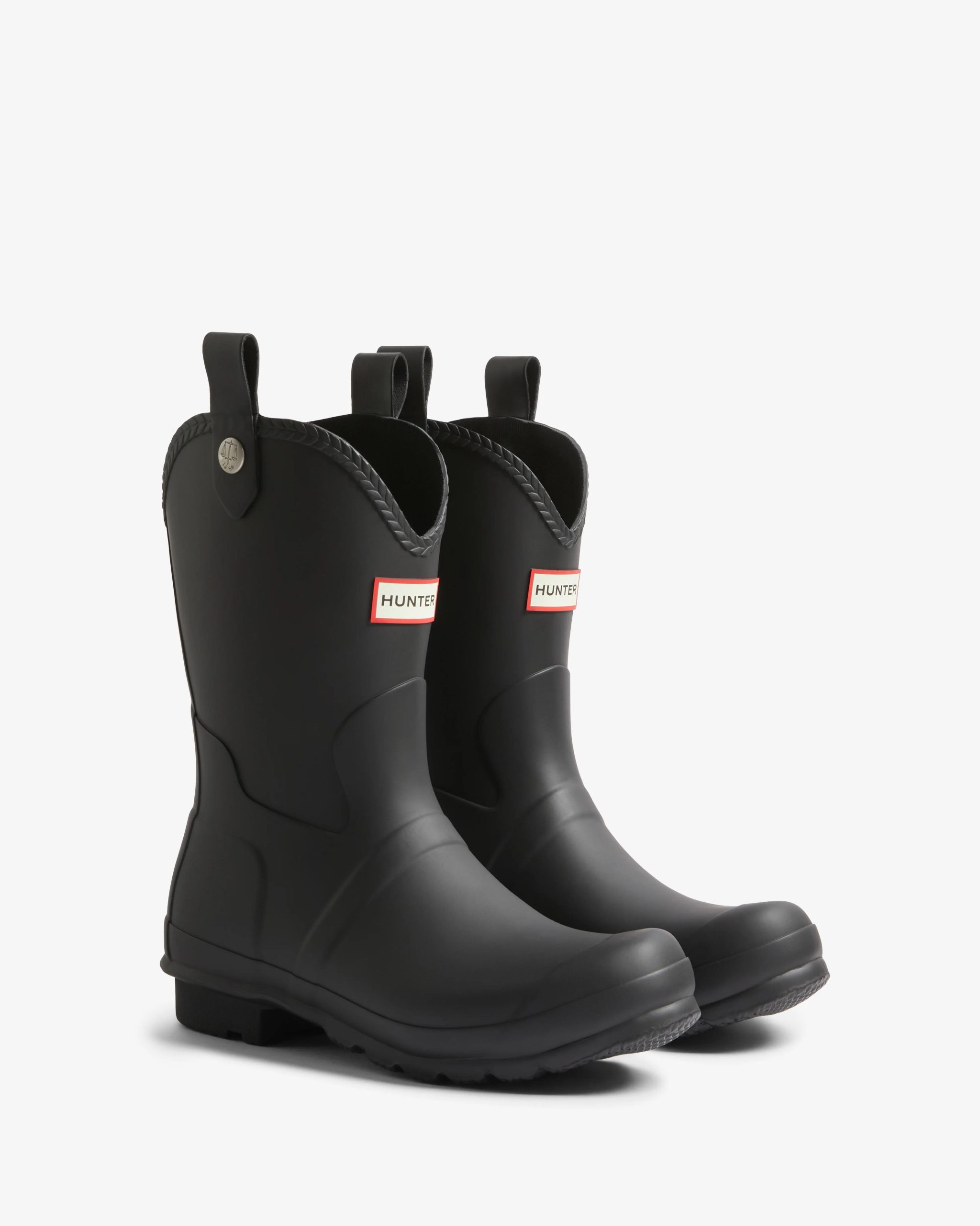 Hunter Womens Cowboy Boot Black