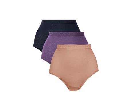Jockey Womens Tonal Waist Full Brief 3 Pack