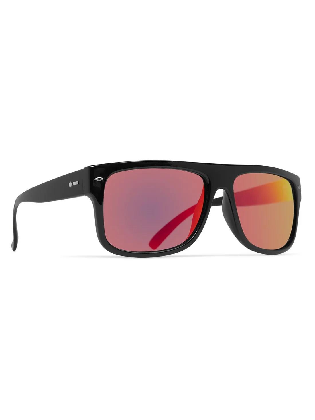 Dot Dash Sidecare  Sunglasses Black Satin Grey Polar Polarised