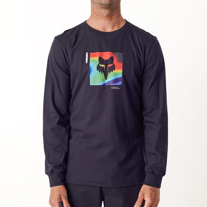 Fox Mens Mri Long Sleeve Tee Black
