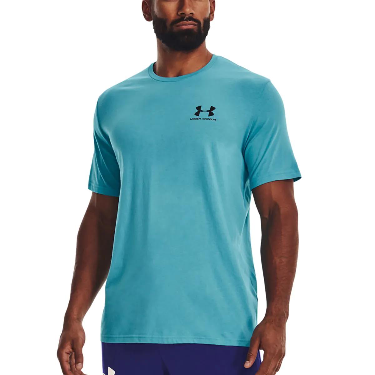 Under Armour Mens Sportstyle Left Chest Short Sleeve Tee 433 Blue