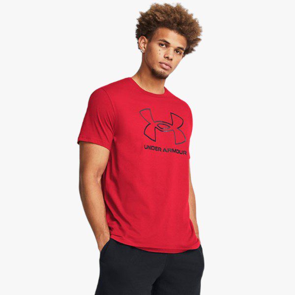 Under Armour Mens Gl Foundation Update Short Sleeve Tee Red