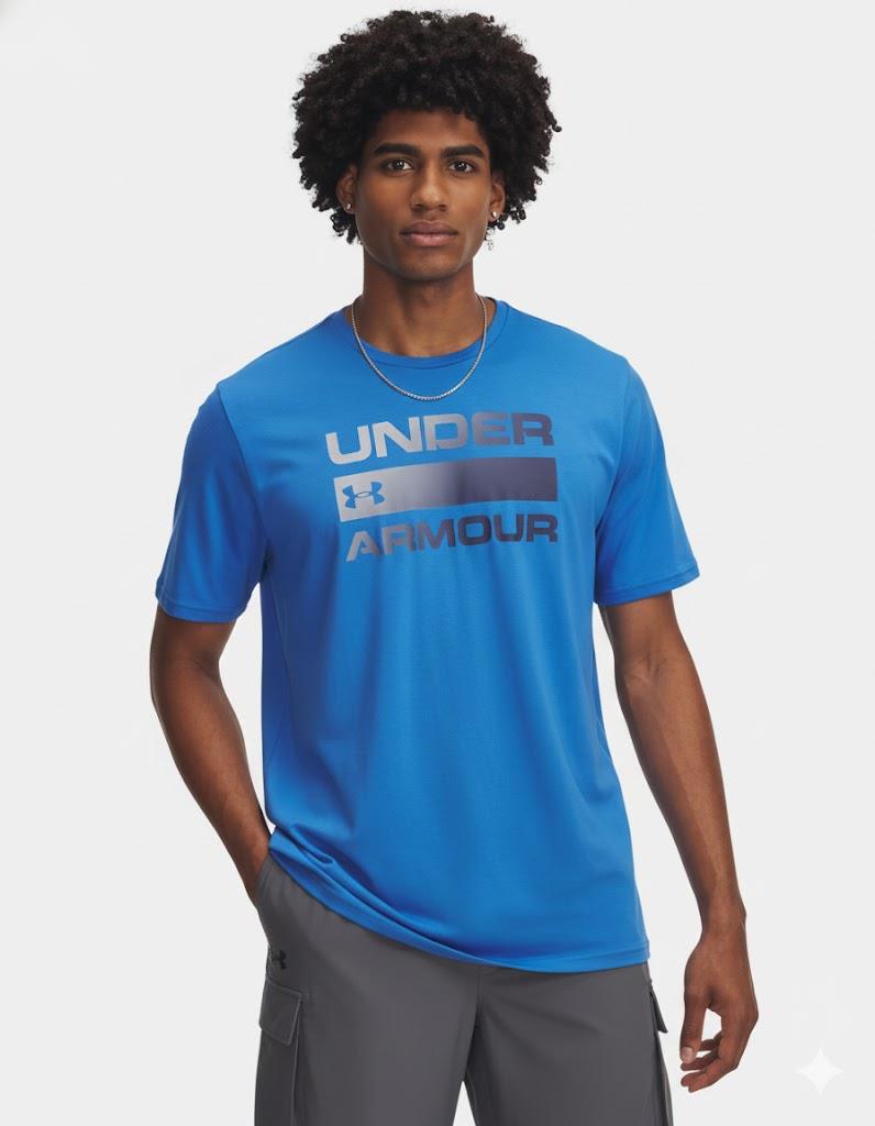 Under Armour Mens Team Issue Wordmark Short Sleeve Tee 402 Blue
