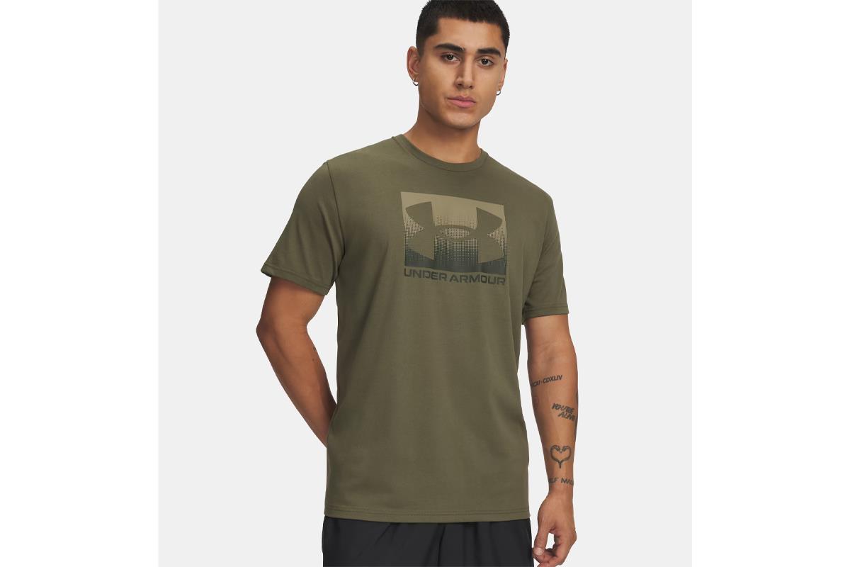 Under Armour Mens Boxed Sports Updated Short Sleeve Tee 390 Green