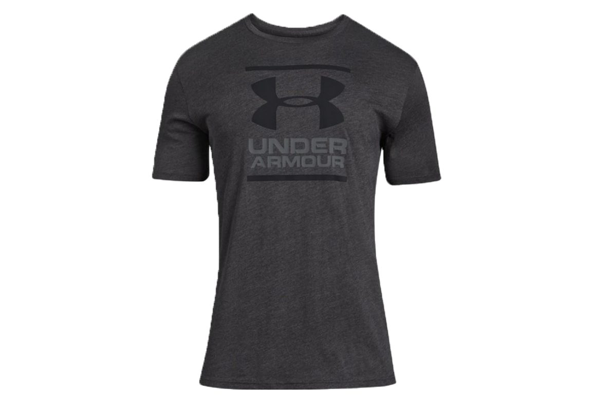 Under Armour Mens Gl Foundation Short Sleeve Tee Gray