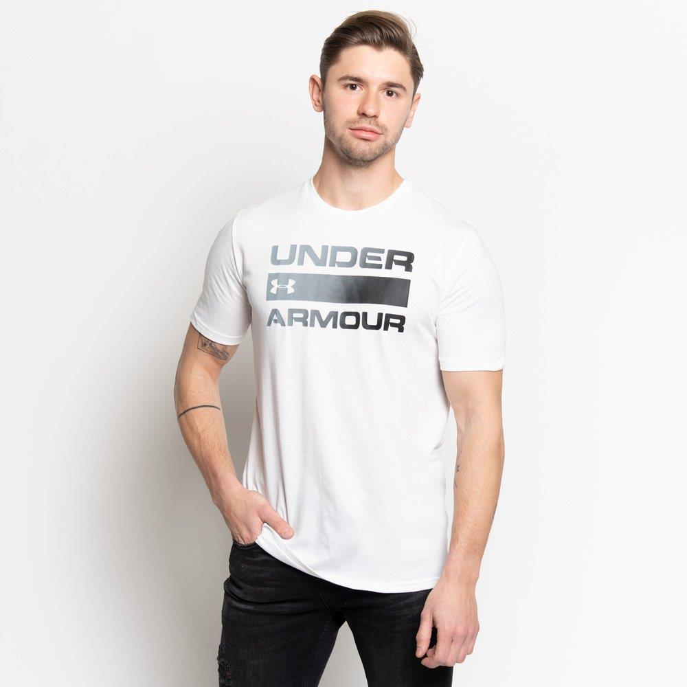 Under Armour Mens Ua Hg Armour Short Sleeve Tee White
