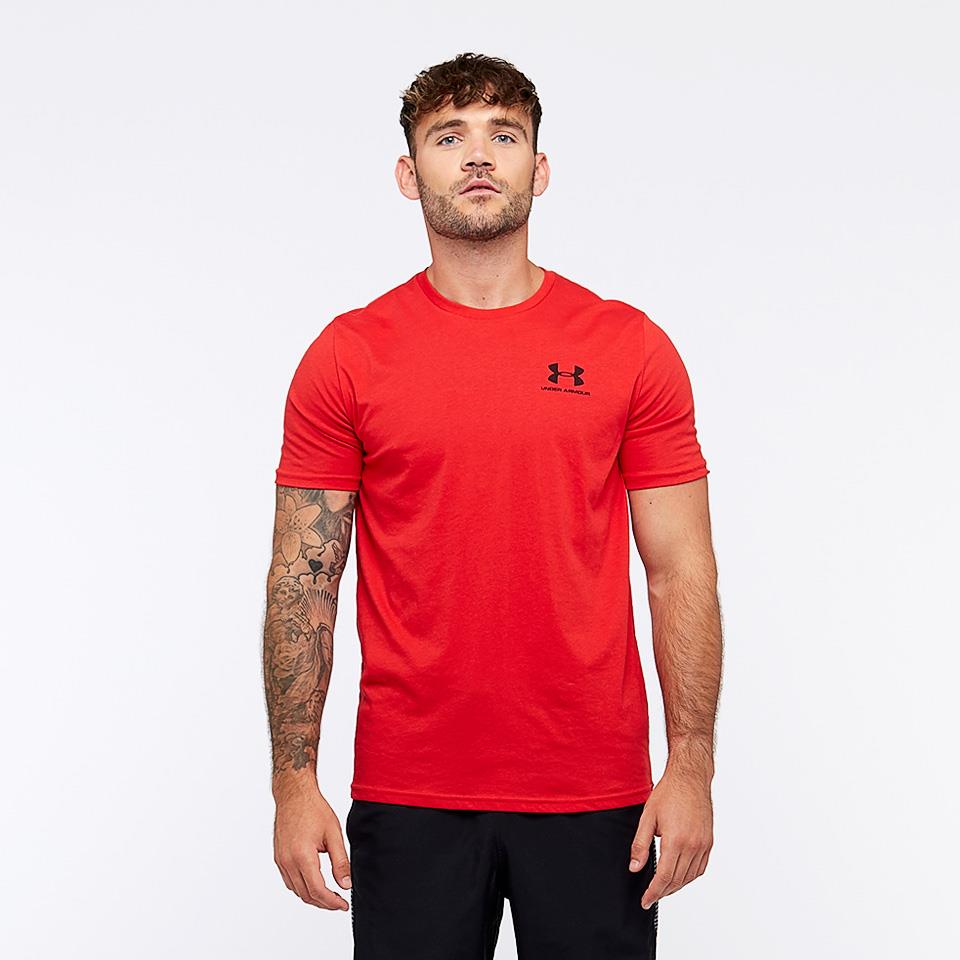 Under Armour Mens Sportstyle Short Sleeve Tee Red 600