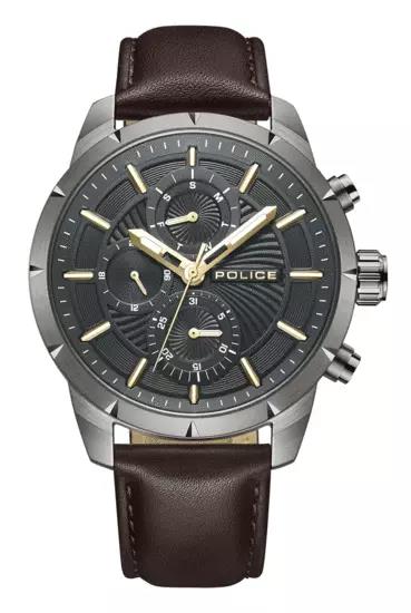 Police Gents Neist Watch Brown/Grey