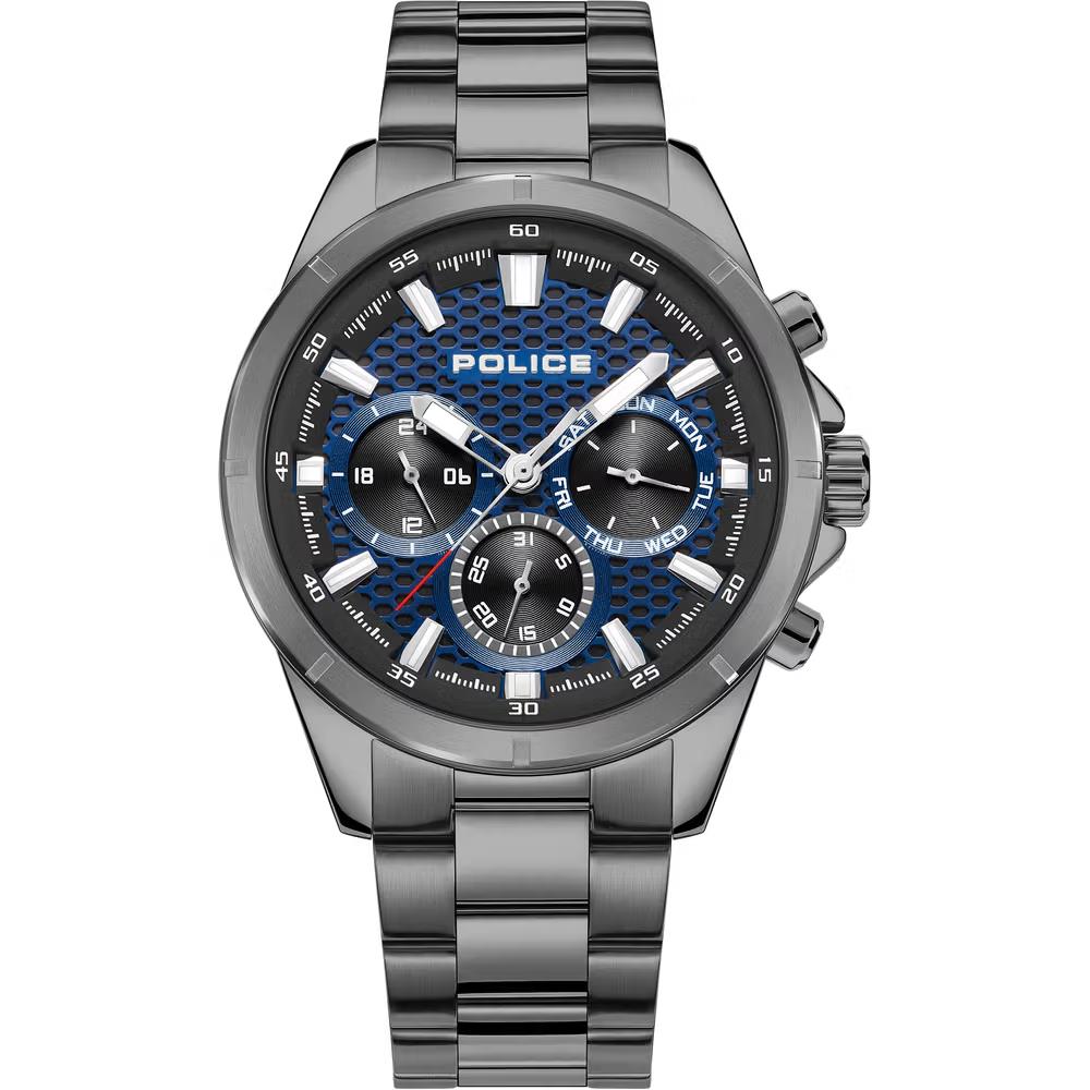 Police Gents Malawi Watch Multifunction Steel