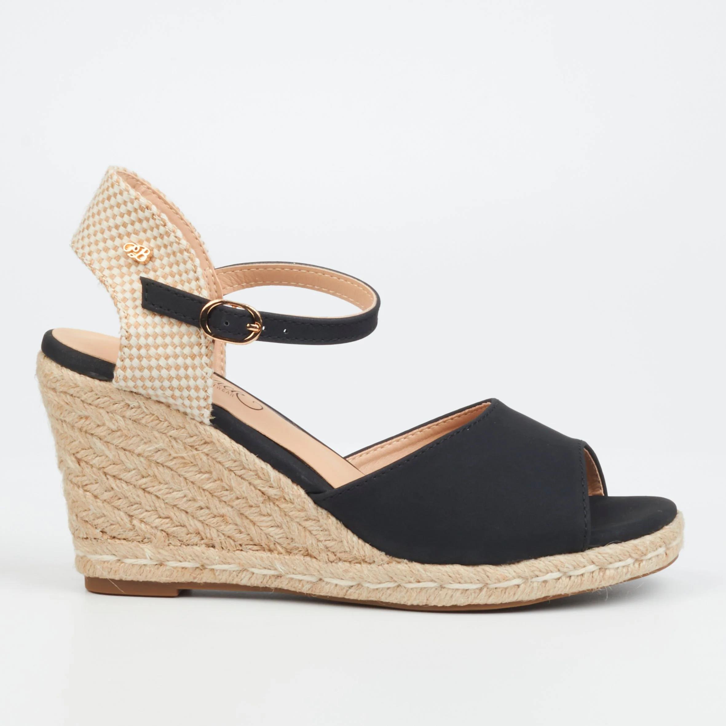 Miss Black Womens Jojo 2 Sandal Black