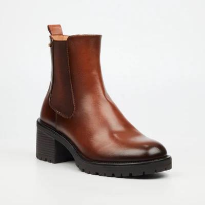 Miss Black Womens Creek 1 Ankle Boot Tan