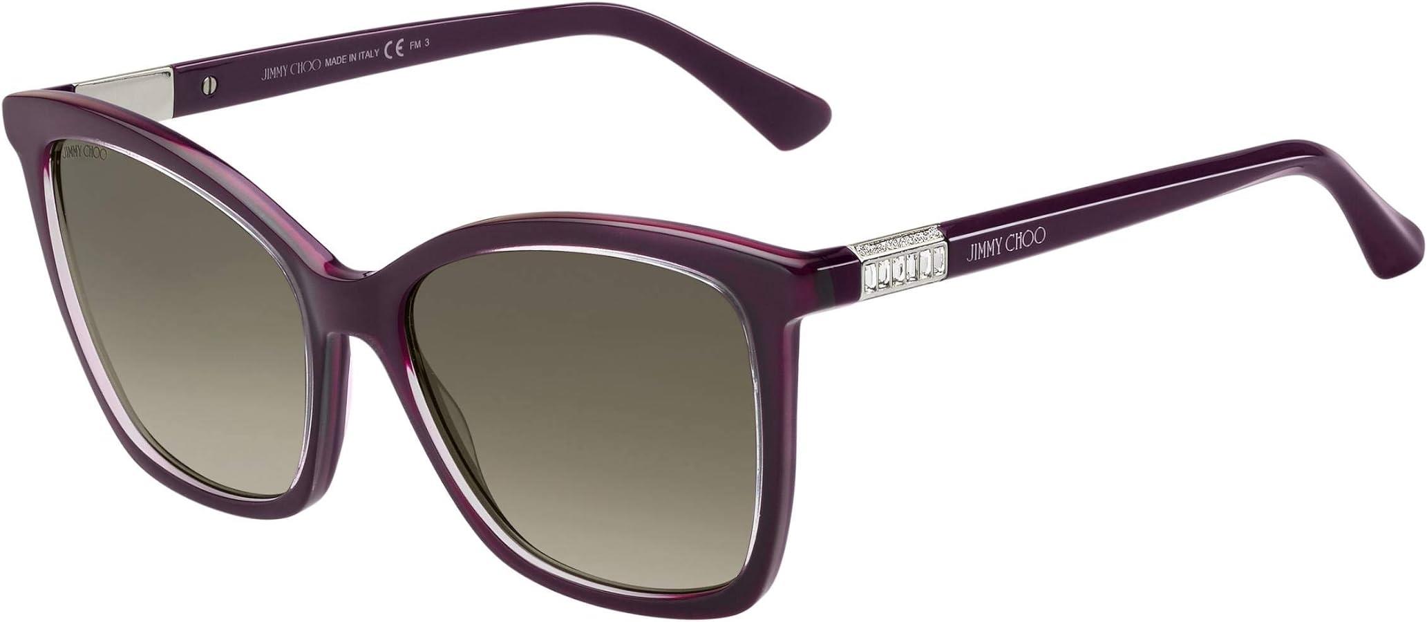 Jimmy Choo Sunglasses Ali/S Opal Burgundy Brown Shaded